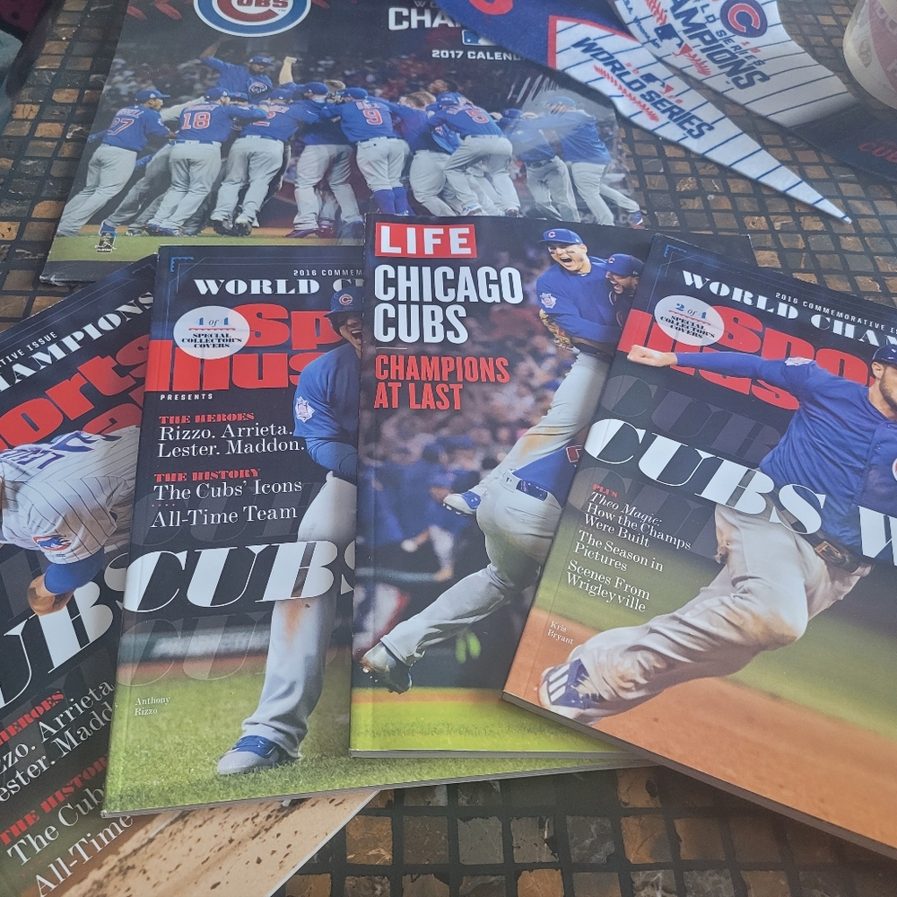 Chicago 2016 World Series Championship 11 items in lot